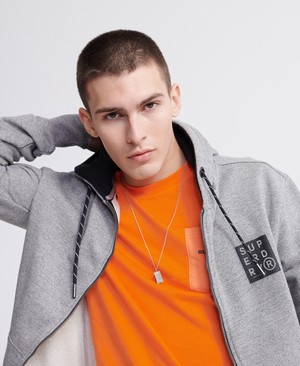 Superdry Surplus Goods Loopback Cipzár Férfi Kapucnis Pulóver Szürke | SYJIX8410